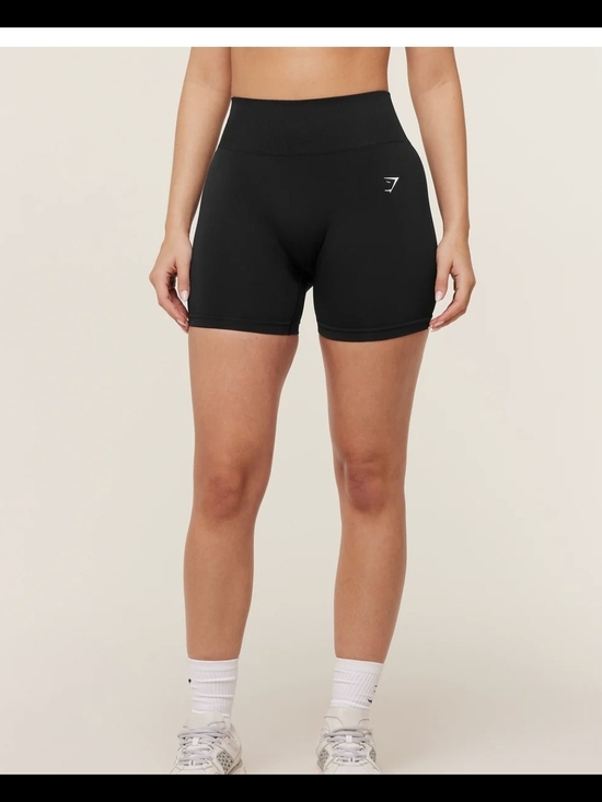 Gymshark Pants - Gymshark Black High-Rise Bike Shorts